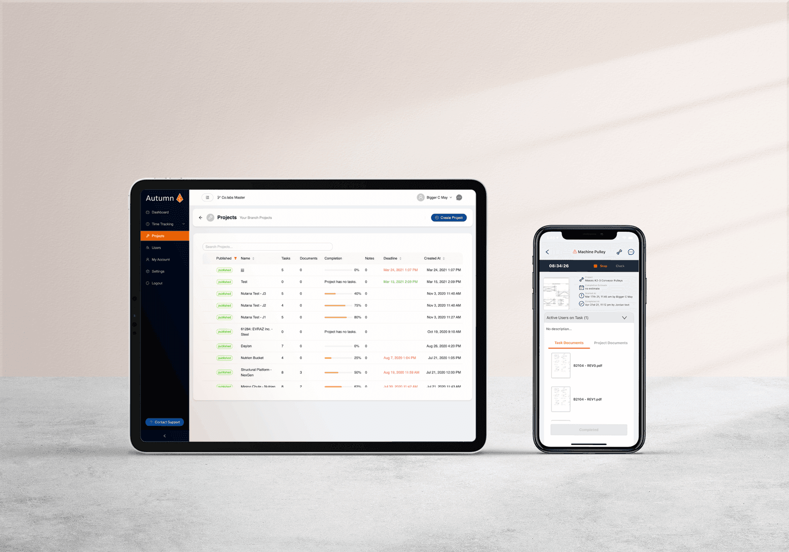 Autumn – Productivity Software for Machine Shops